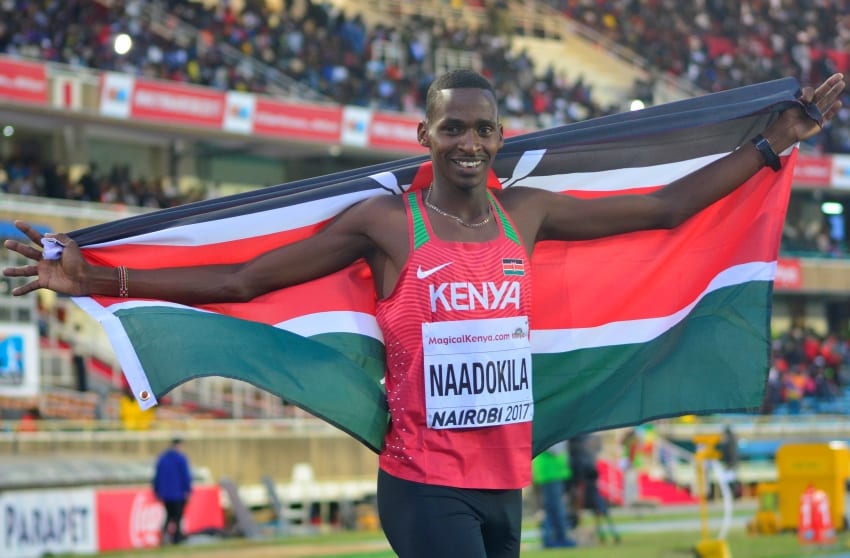 Athlete at Kasarani in World Under 20.