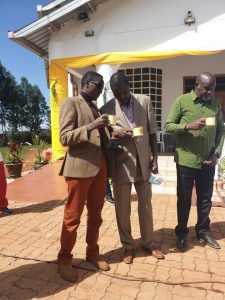 Buzeki, Governor Jackson Mandago and Soy MP Caleb Kositany