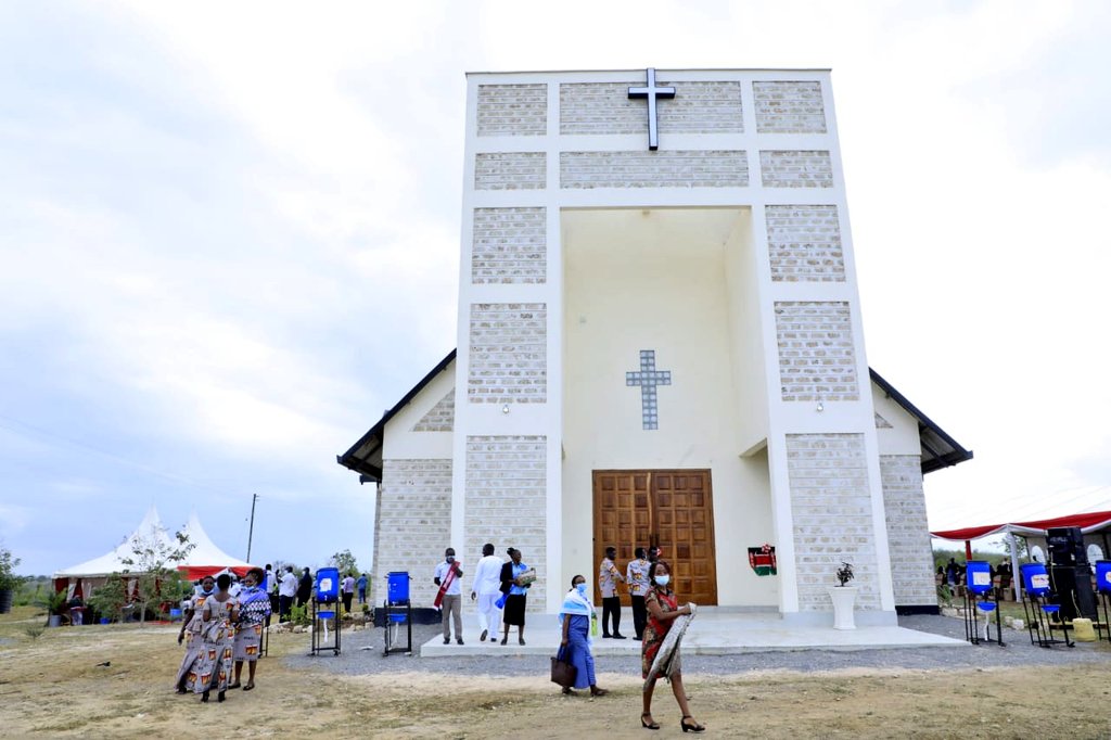 Christ The King Church in Jila built by Ex-Chief of Defence General (Rtd) Samson Mwathethe