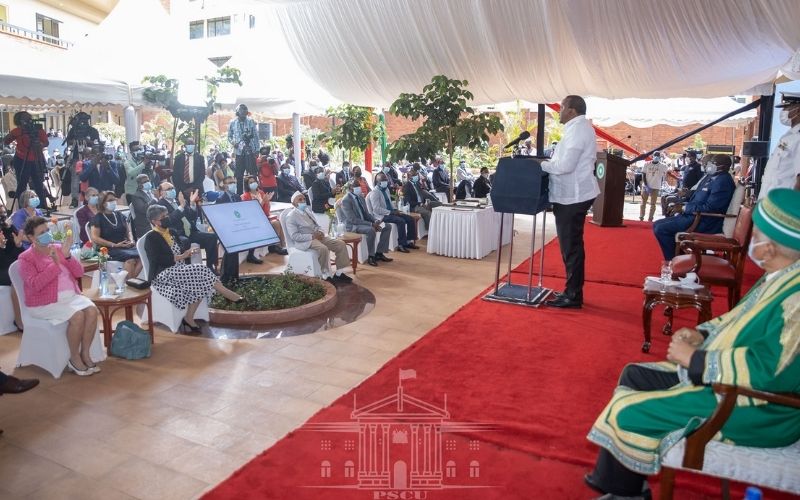 President Uhuru Kenyatta has awarded a Charter to The Aga Khan University-Kenya